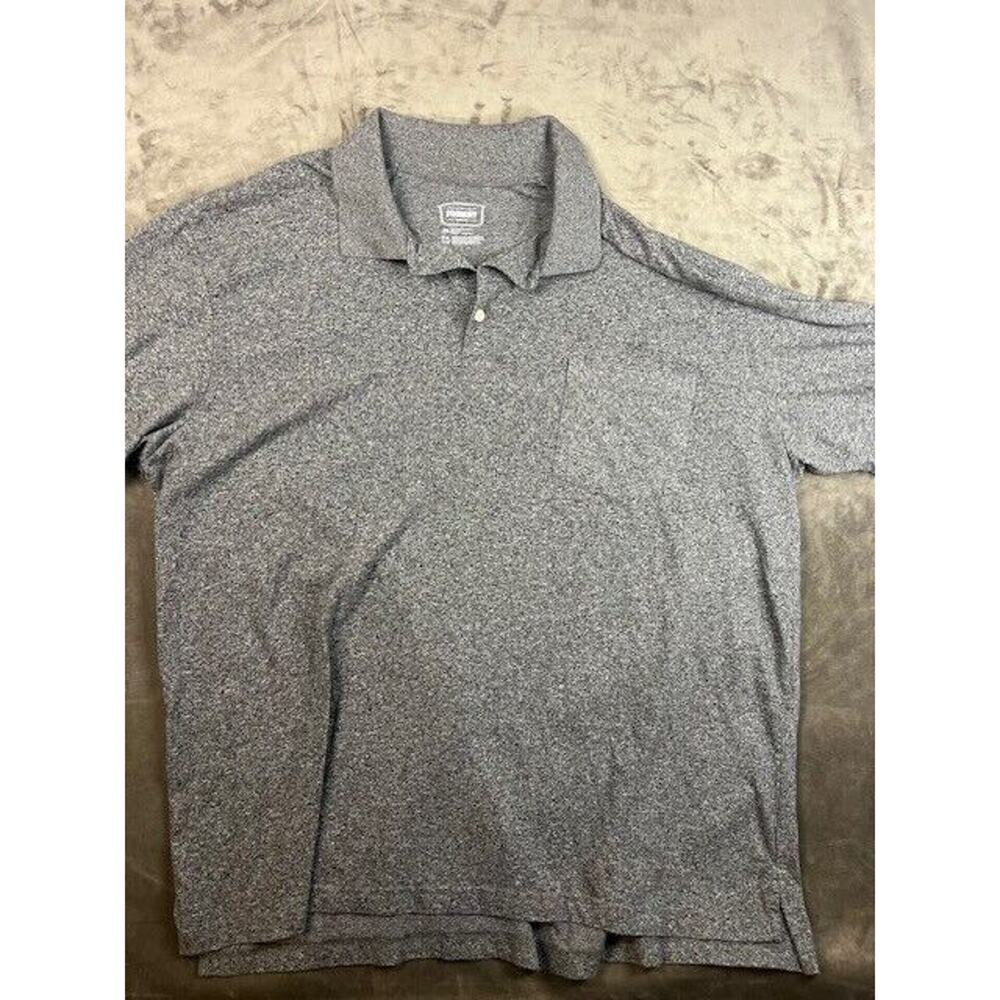 The Foundry Supply Co. Men's Short Sleeve Polo Dark Gray Collared‎ 2XL